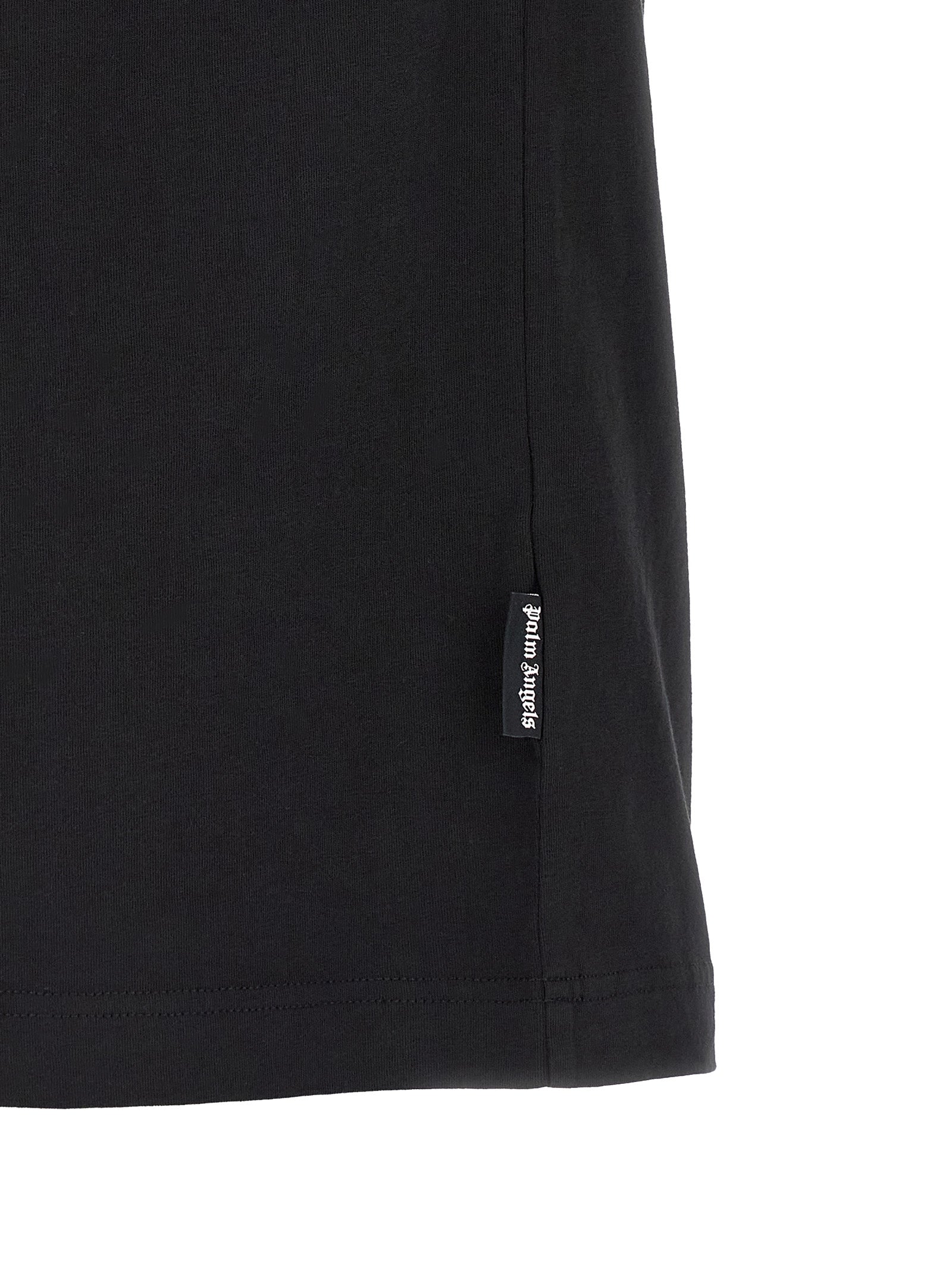 Palm Angels Black Cotton T-Shirt