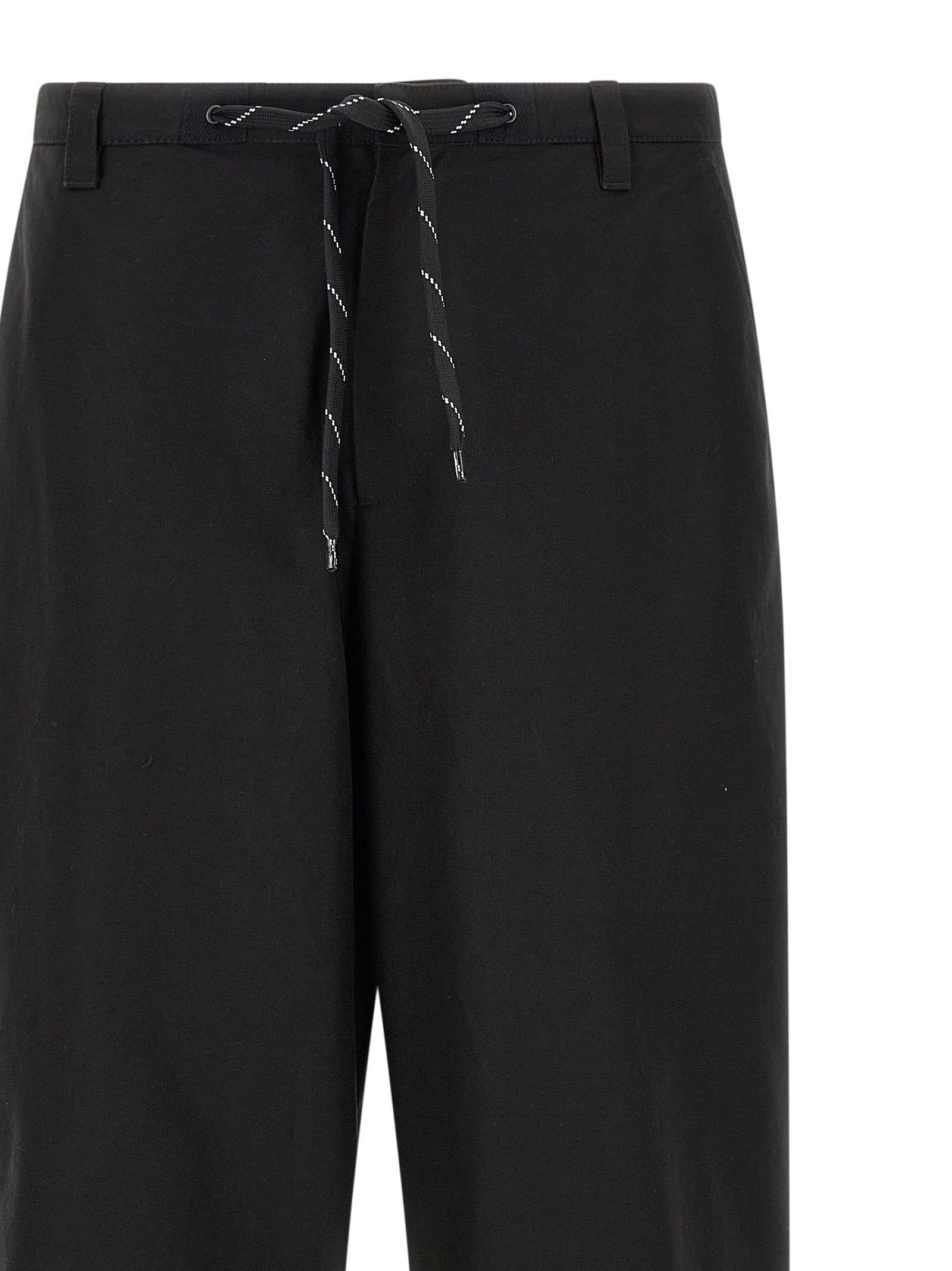 Balenciaga Black Cotton Chino Pants