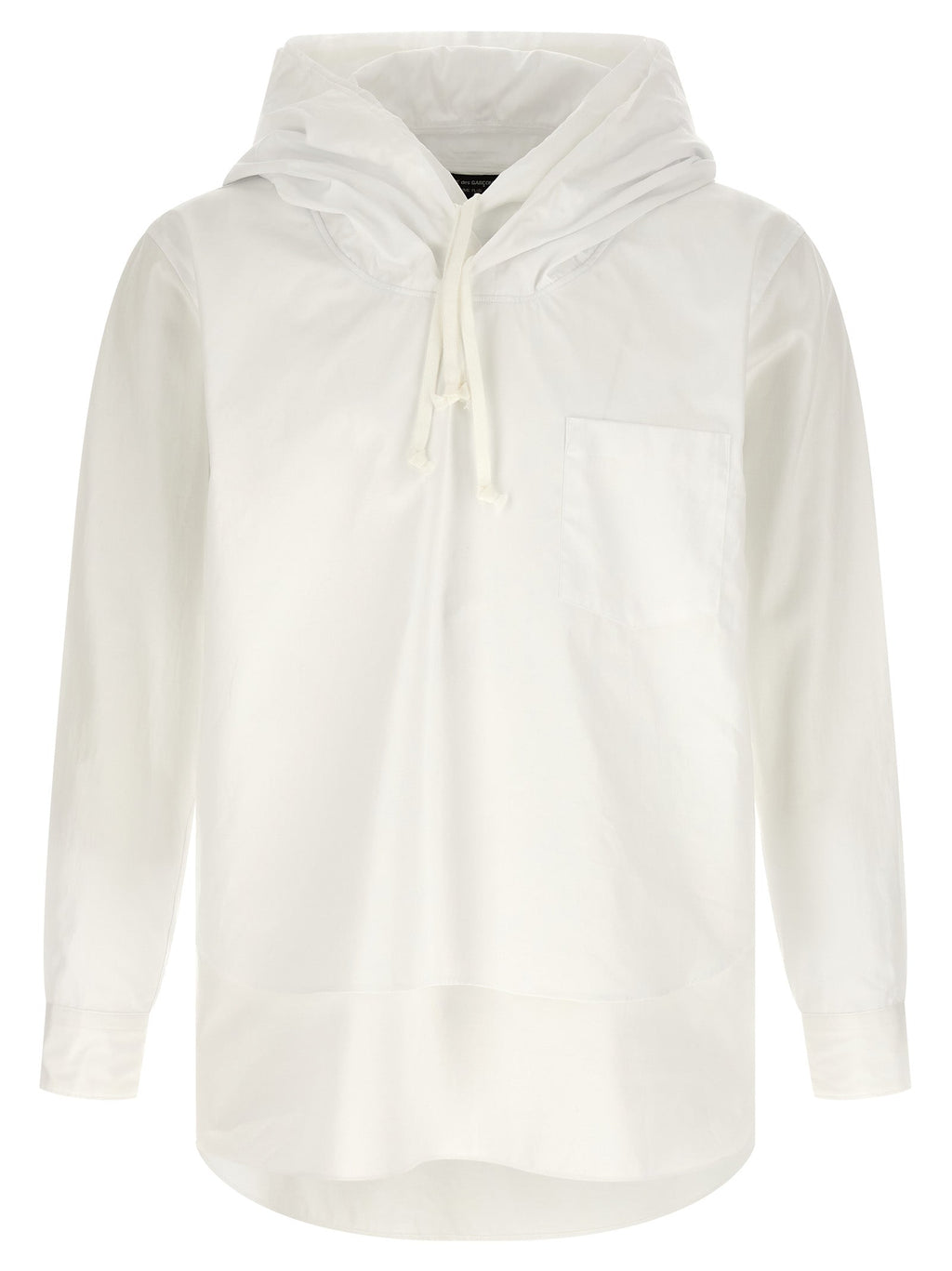 Comme Des Garçons White Cotton Blouse