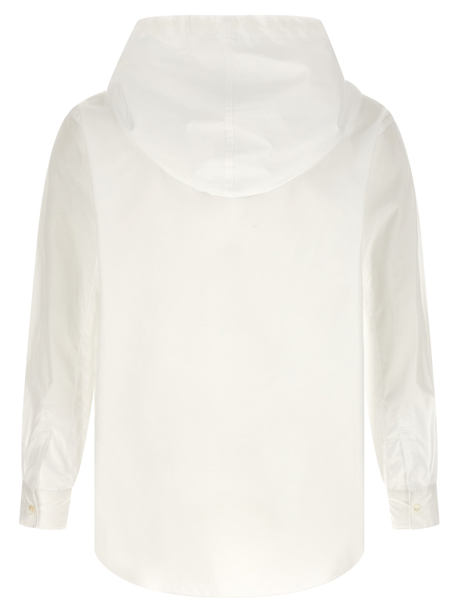 Comme Des Garçons White Cotton Blouse