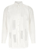 Comme Des Garçons White Cotton Blouse