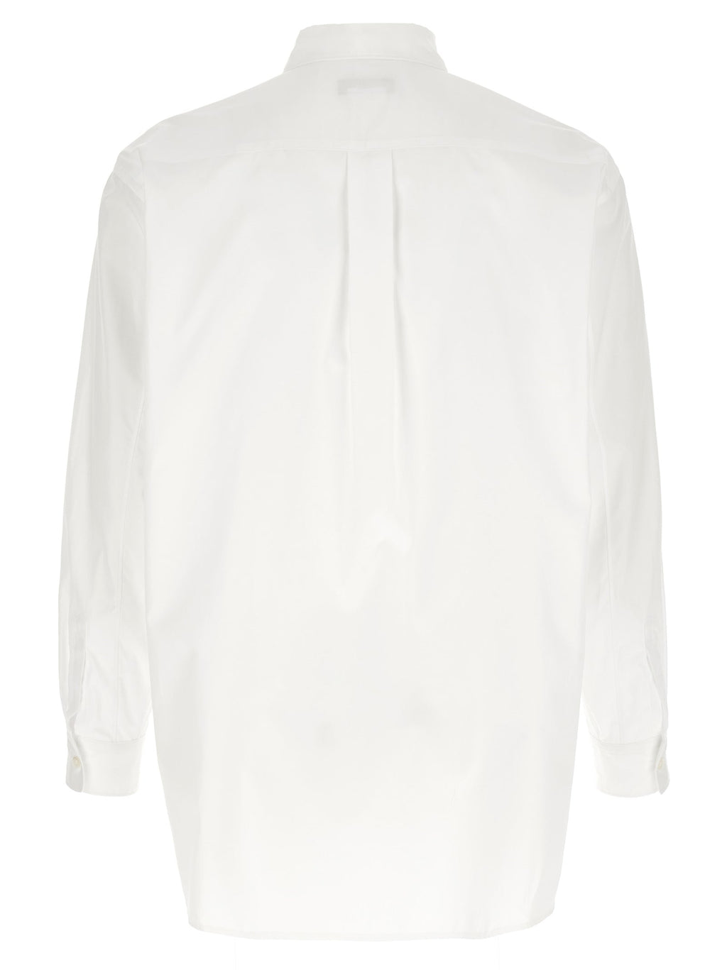 Comme Des Garçons White Cotton Blouse