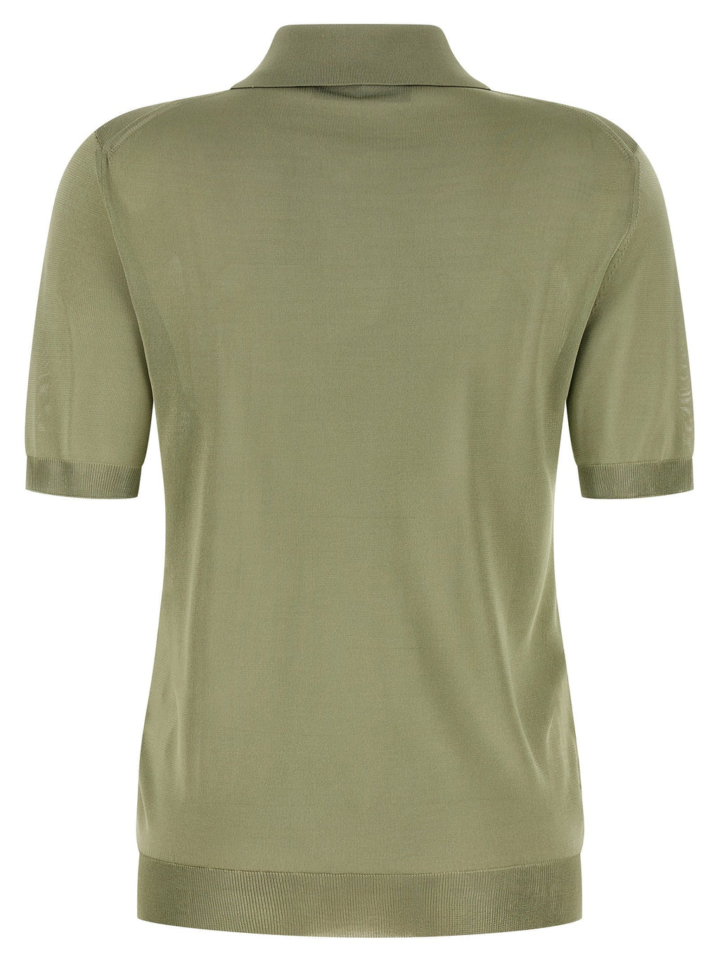 Fendi Bicolor Viscose Polo Shirt