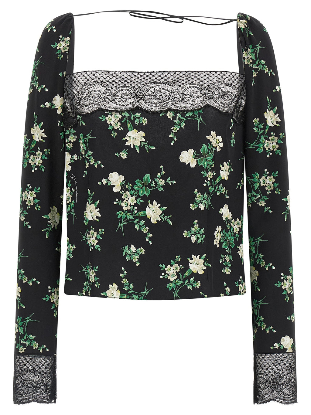 Dolce & Gabbana Black Sisal Tank Tops