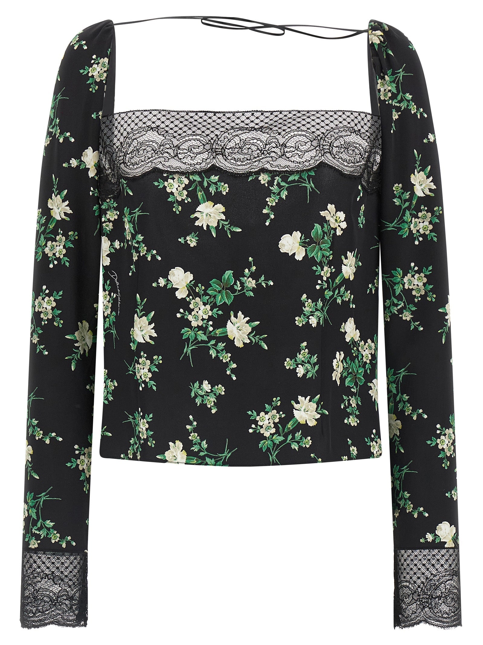 Dolce & Gabbana Black Sisal Tank Tops
