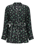 Dolce & Gabbana Black Silk Blouse