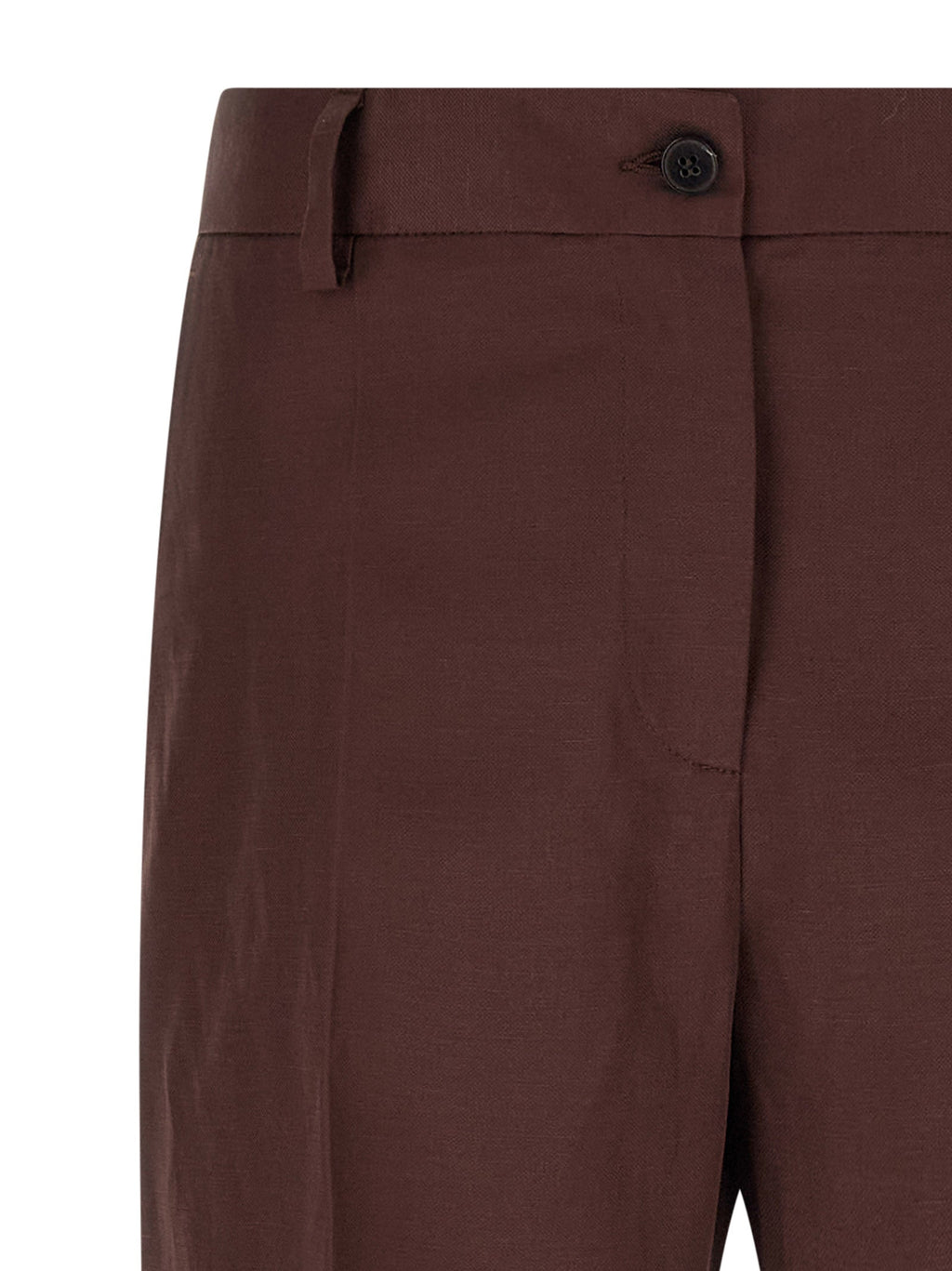 Alberto Biani Brown Viscose Casual Pants