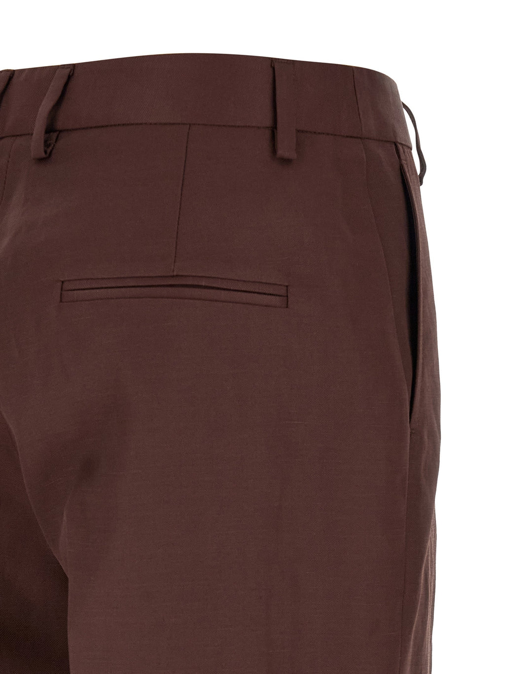 Alberto Biani Brown Viscose Casual Pants