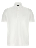 ZEGNA White Cotton Polo Shirt
