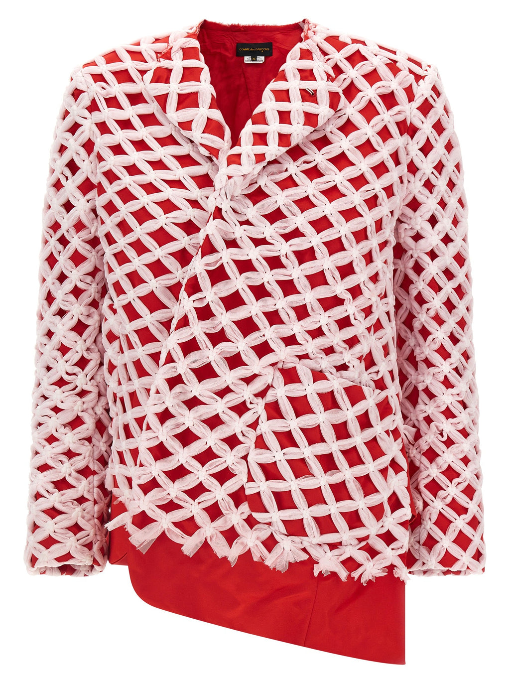 Comme Des Garçons Multicolor Polyester Blazer