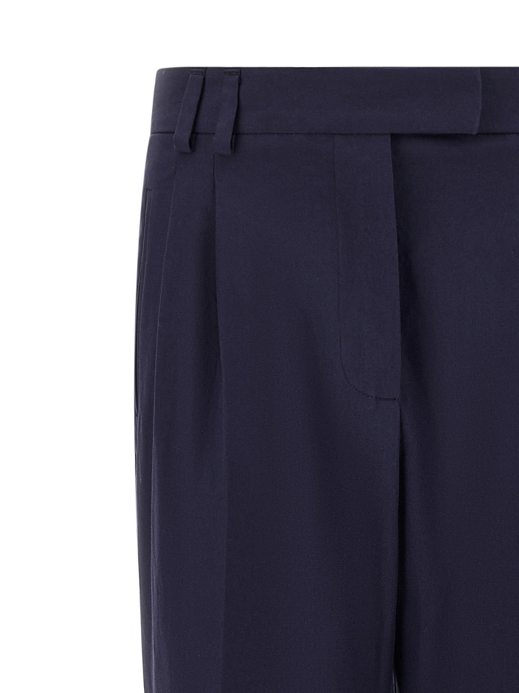 Alberto Biani Blue Cotton Pants