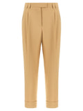 Alberto Biani Beige Cotton Casual Pants