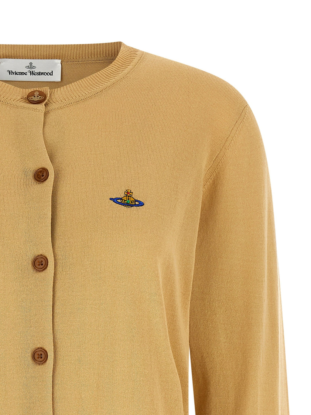 Vivienne Westwood Beige Cotton Cardigan