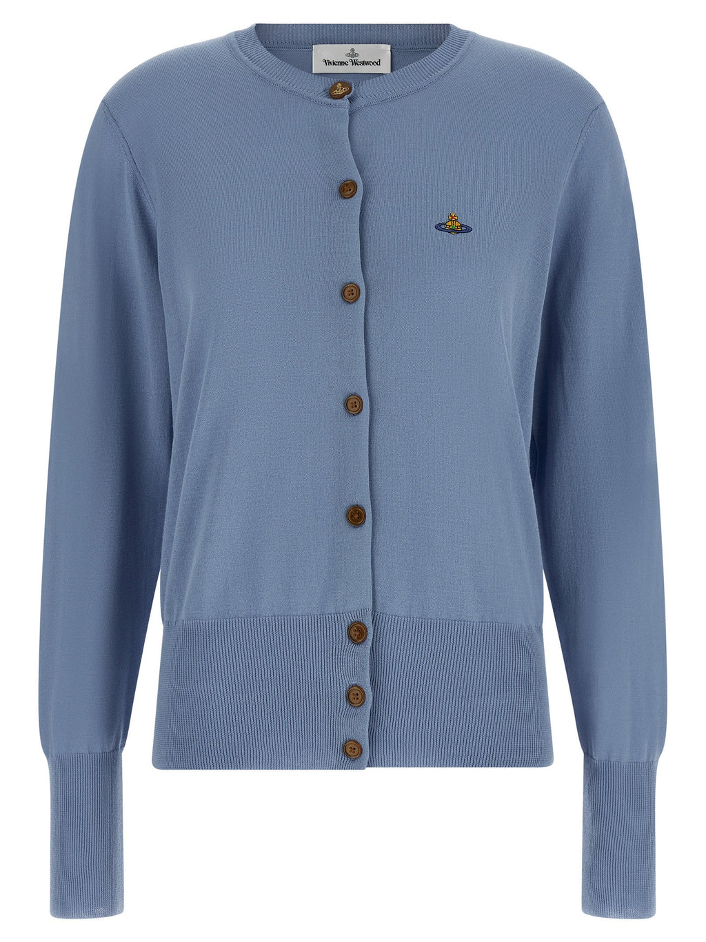 Vivienne Westwood Blue Cotton Cardigan