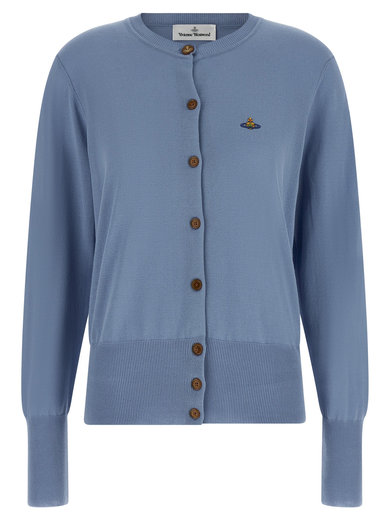 Vivienne Westwood Blue Cotton Cardigan