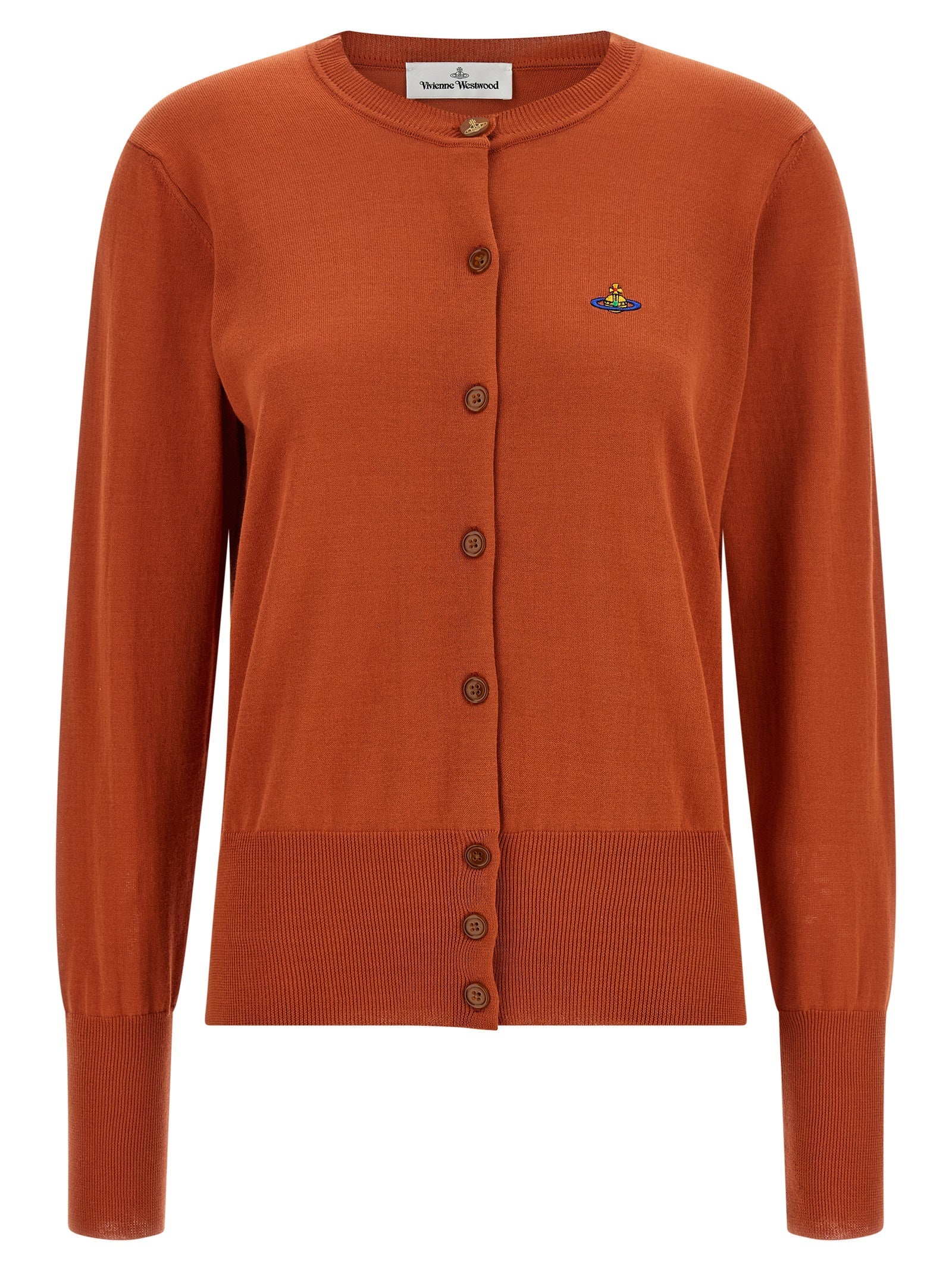 Vivienne Westwood Orange Cotton Cardigan