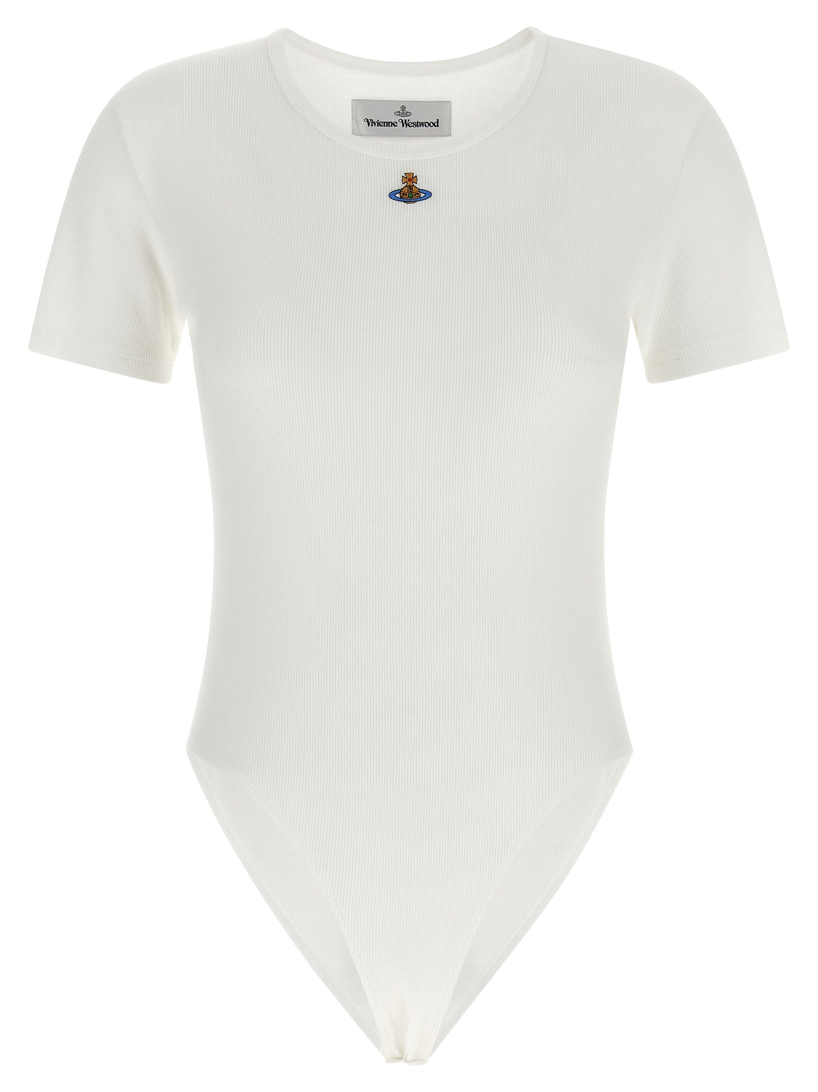 Vivienne Westwood White Cotton Bodysuit
