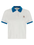 Versace Blue Cotton Polo Shirt