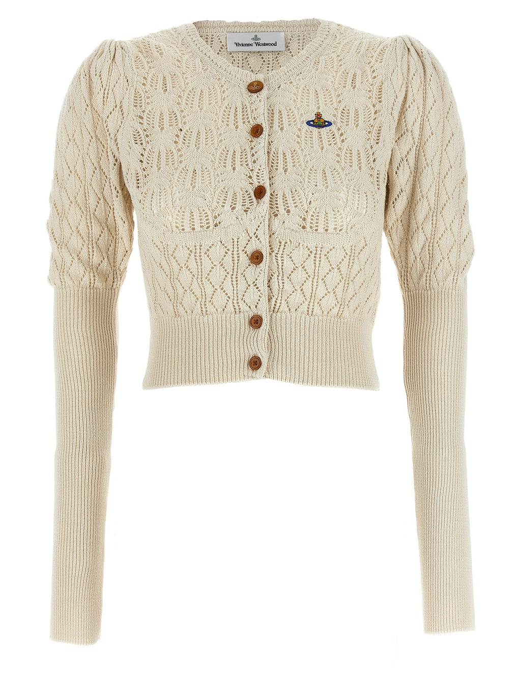 Vivienne Westwood Beige Cotton Cardigan