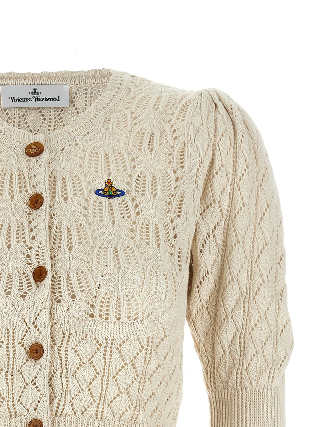 Vivienne Westwood Beige Cotton Cardigan