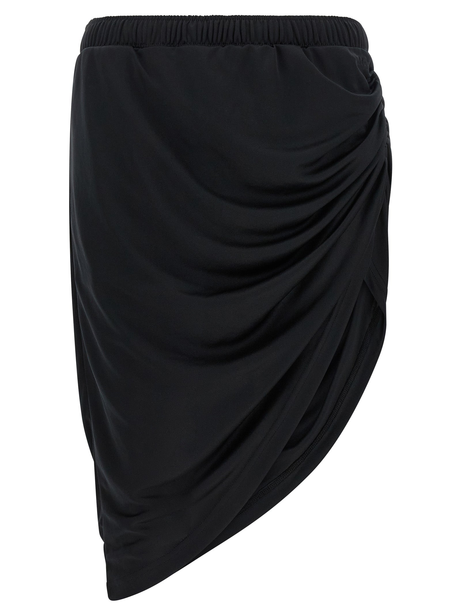 Courrèges Black Polyester Long Skirt