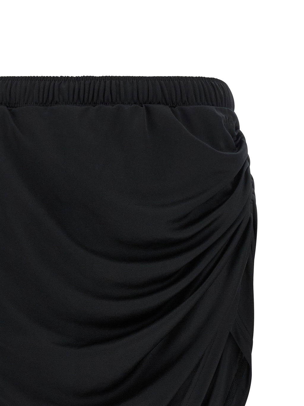 Courrèges Black Polyester Long Skirt