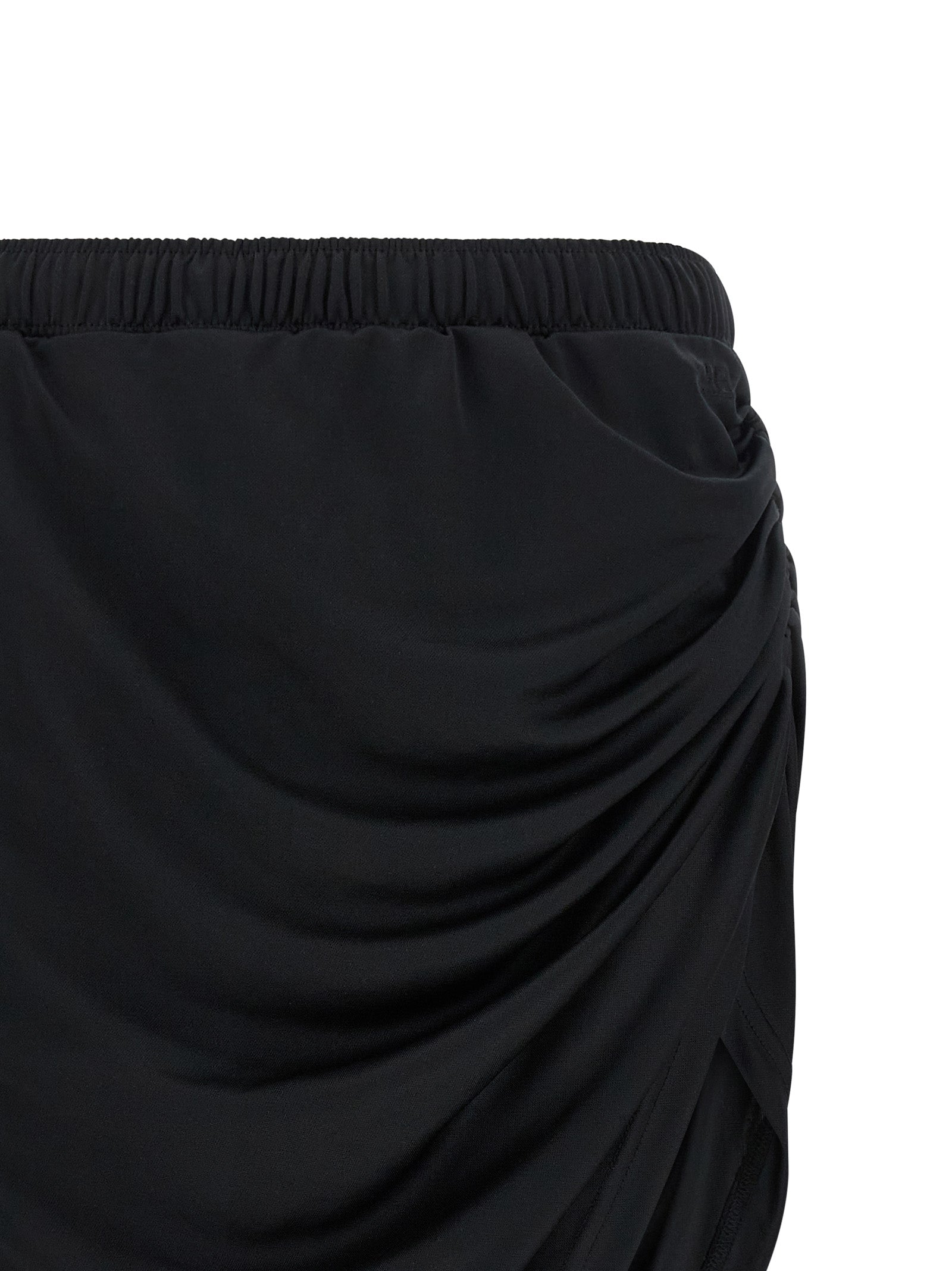 Courrèges Black Polyester Long Skirt
