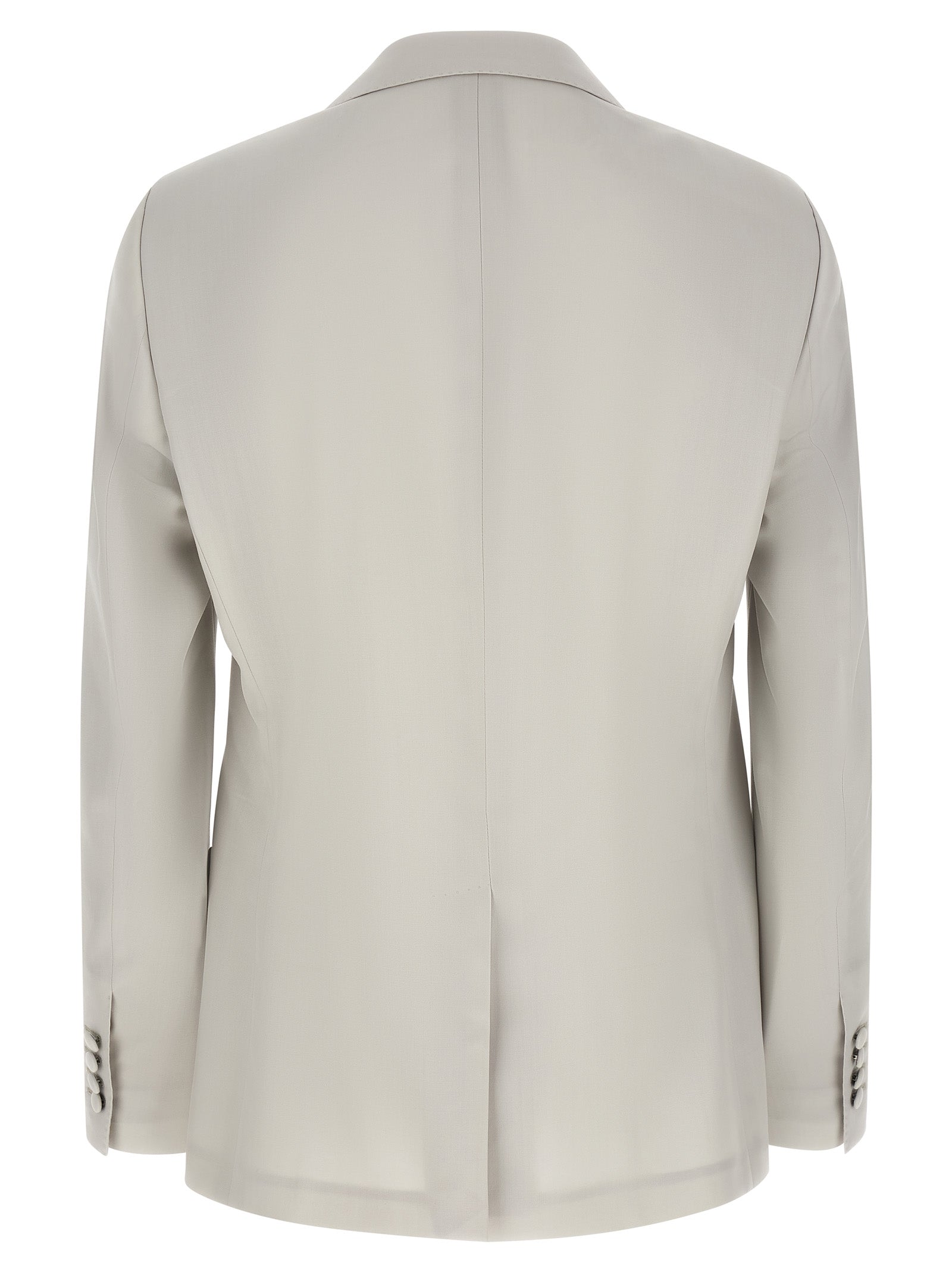 Dolce & Gabbana Gray Virgin Wool Blazer