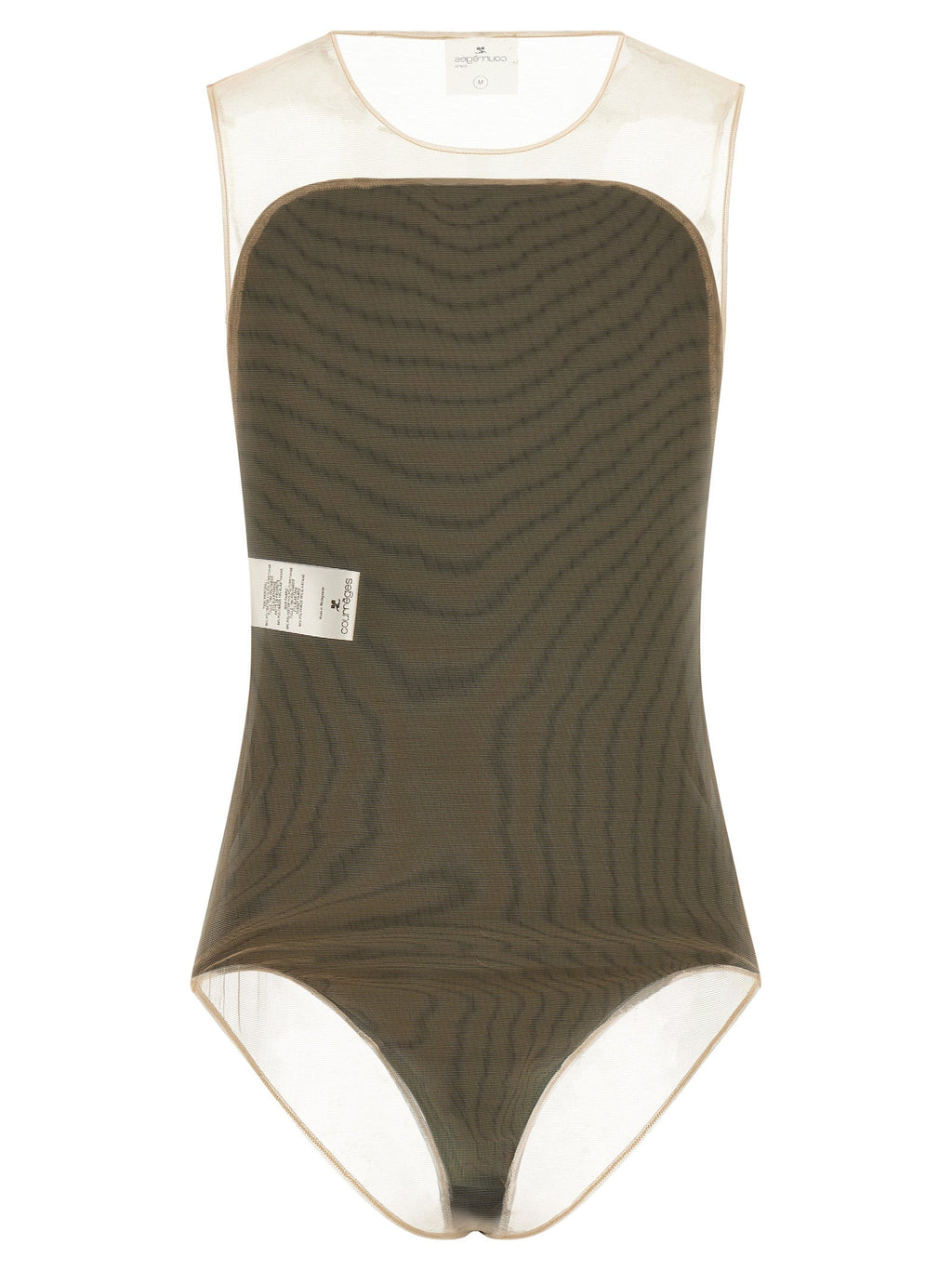 Courrèges Black Polyester Bodysuit