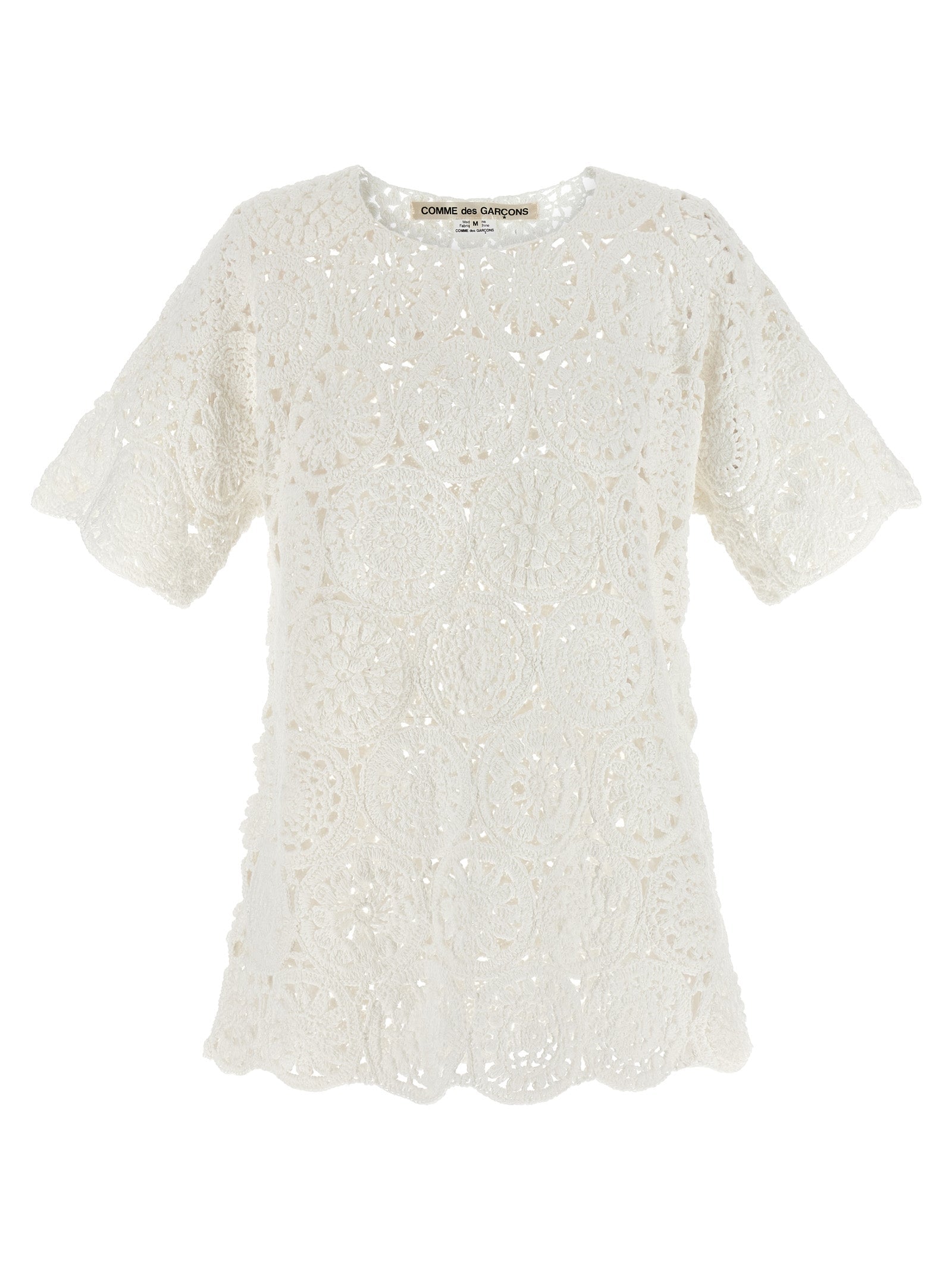 Comme Des Garçons White Cotton T-Shirt