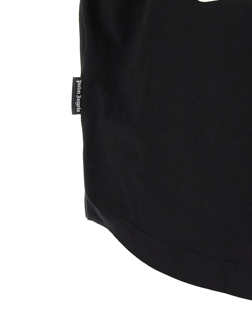 Palm Angels Black Cotton T-Shirt