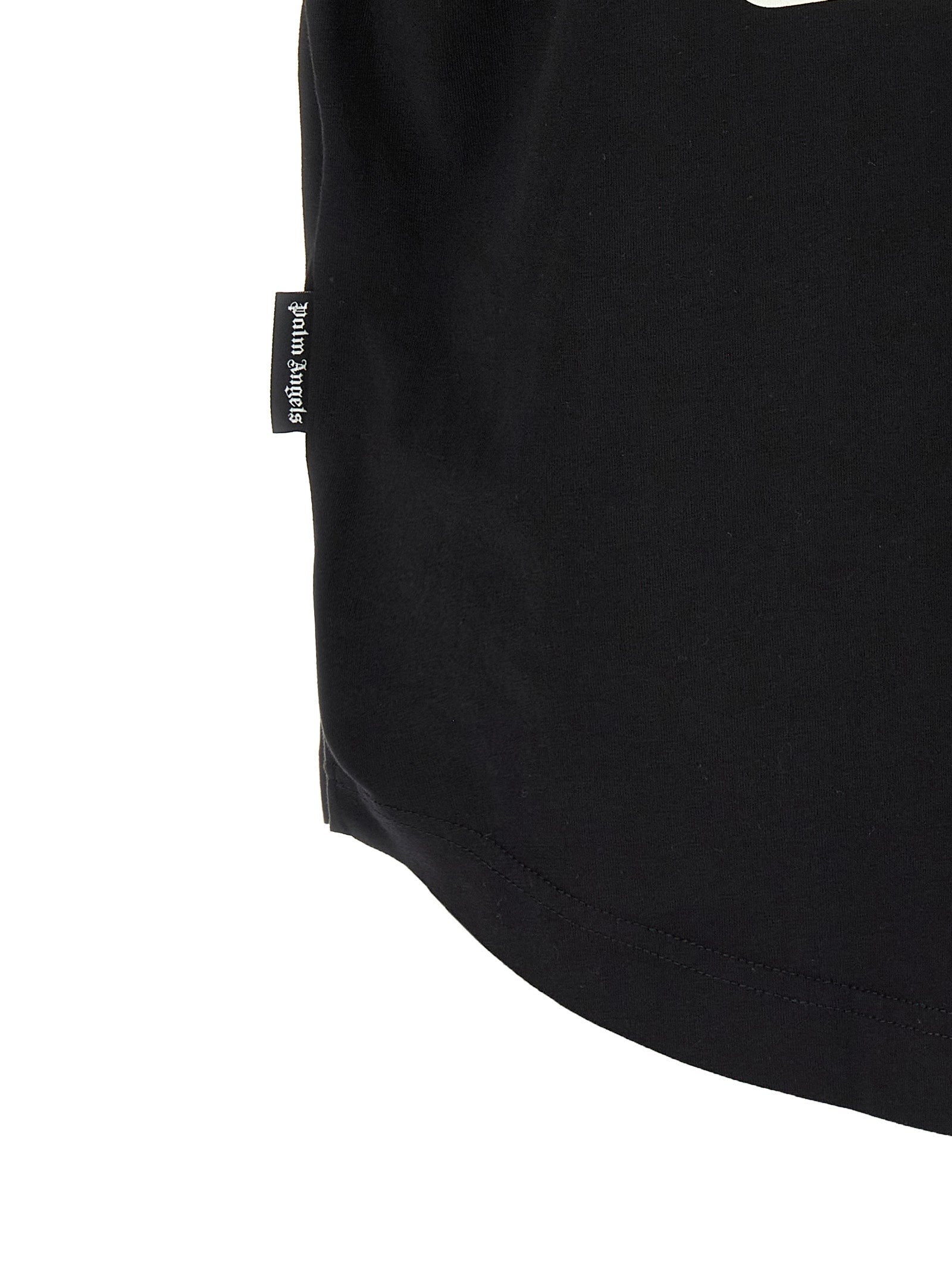 Palm Angels Black Cotton T-Shirt
