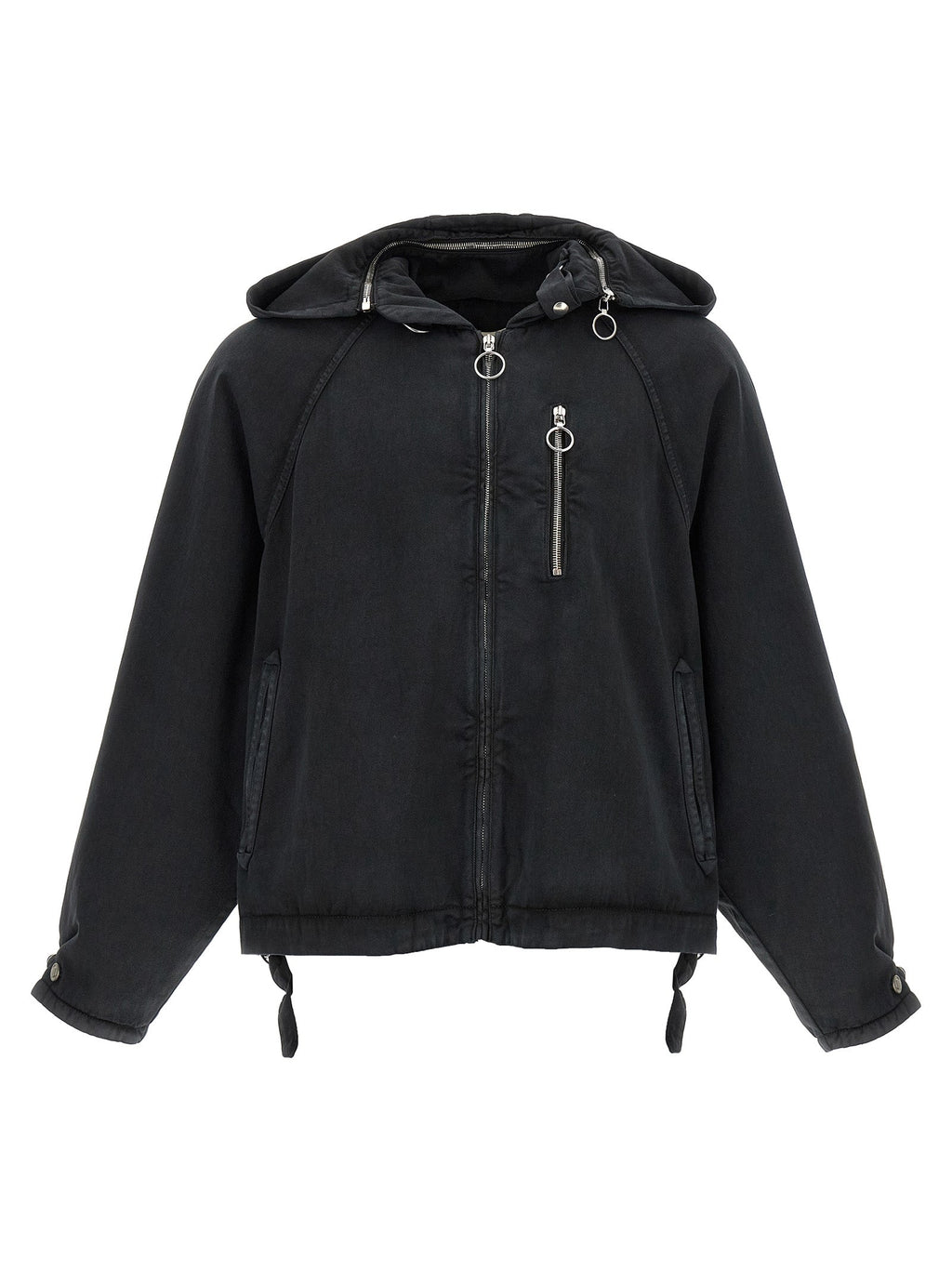 Namacheko Black Cotton Shell Jacket