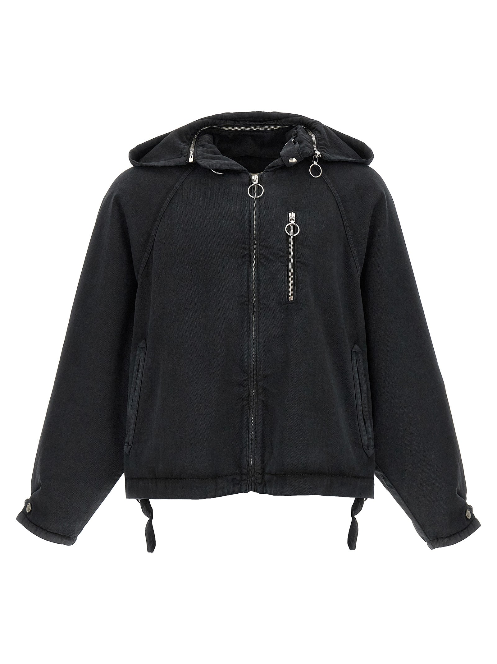 Namacheko Black Cotton Shell Jacket