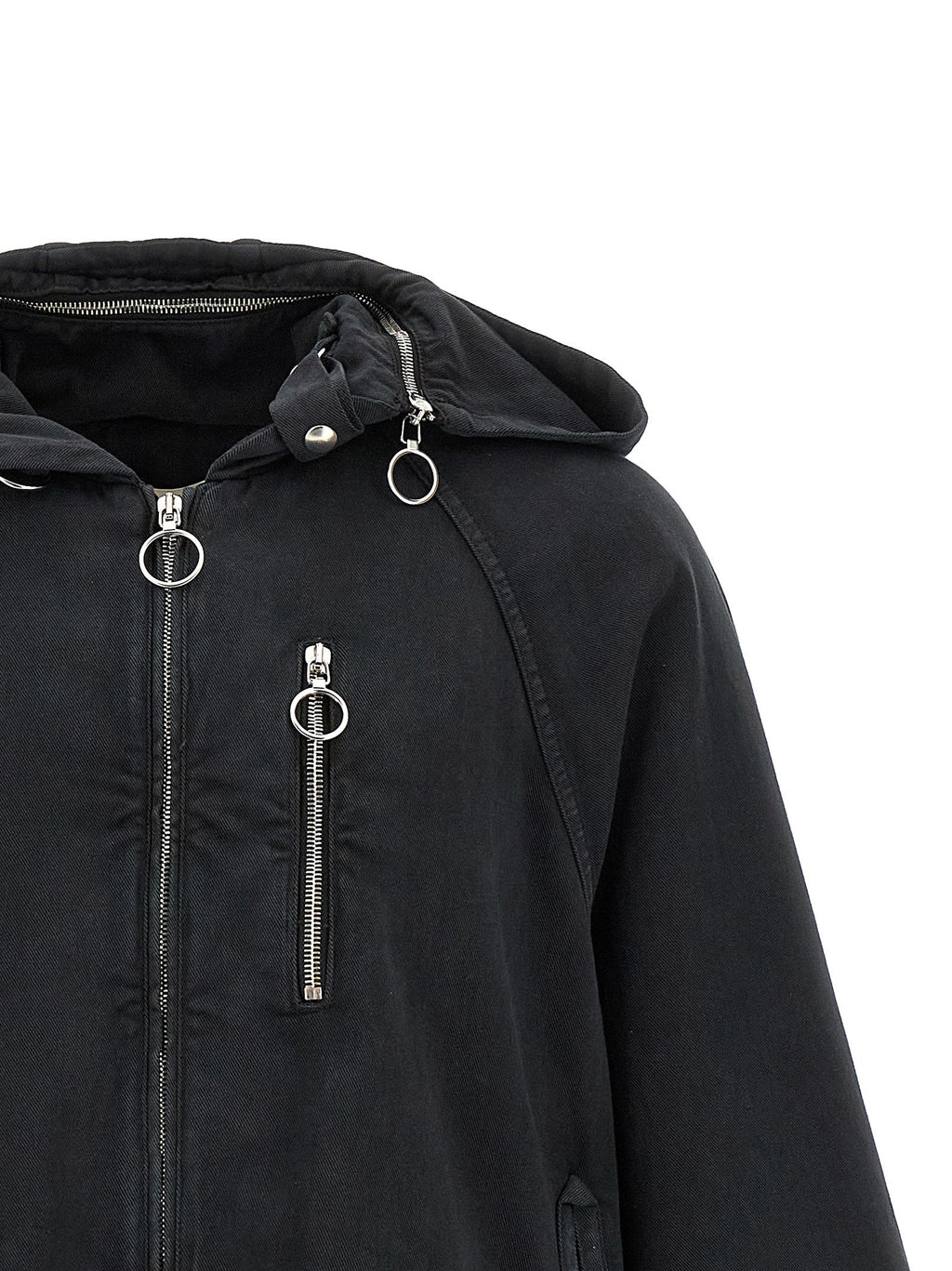 Namacheko Black Cotton Shell Jacket
