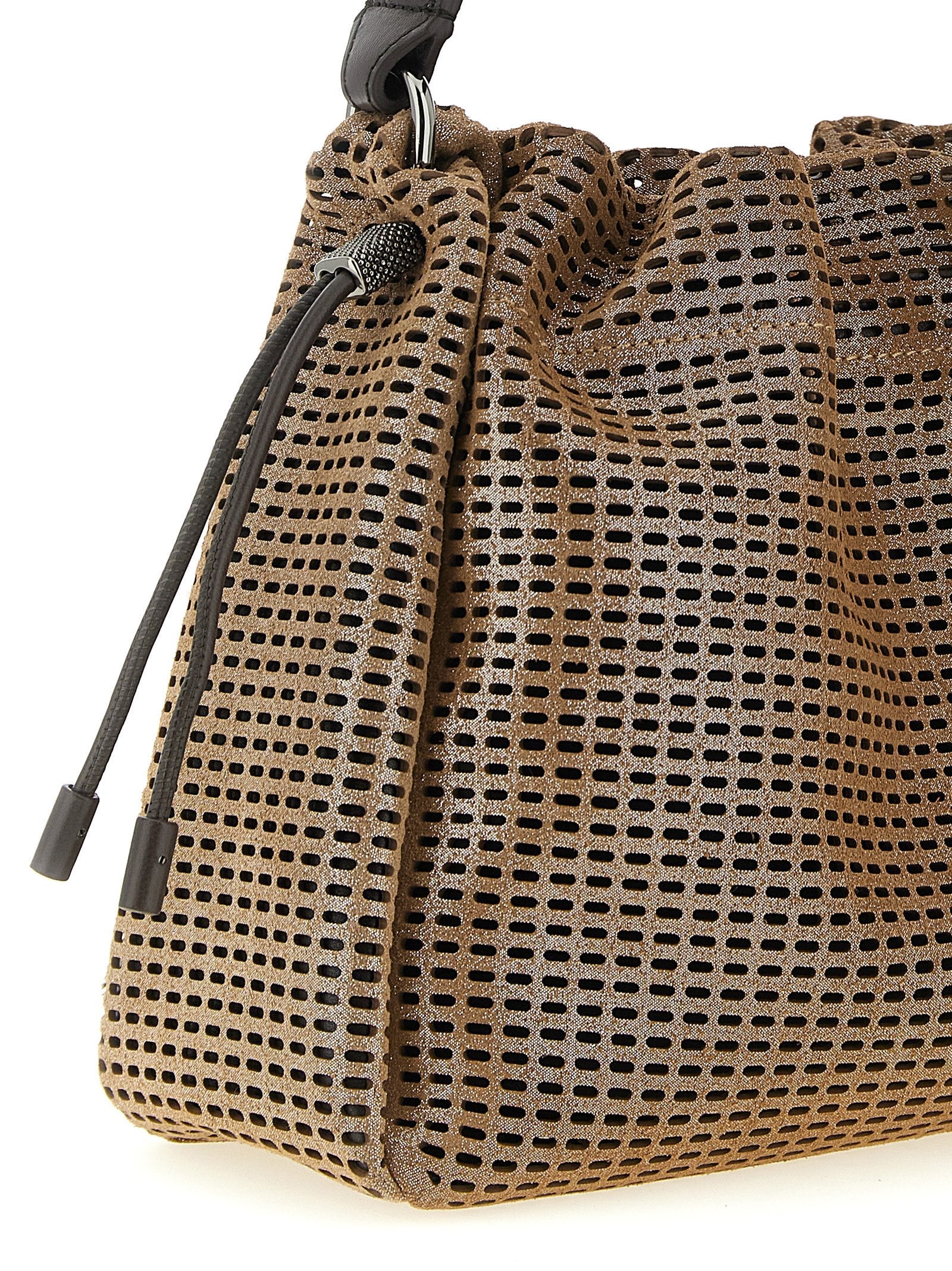 Brunello Cucinelli Brown Calfskin Handbag