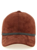Brunello Cucinelli Multicolor Lamb Leather Cap (Baseball Hat)