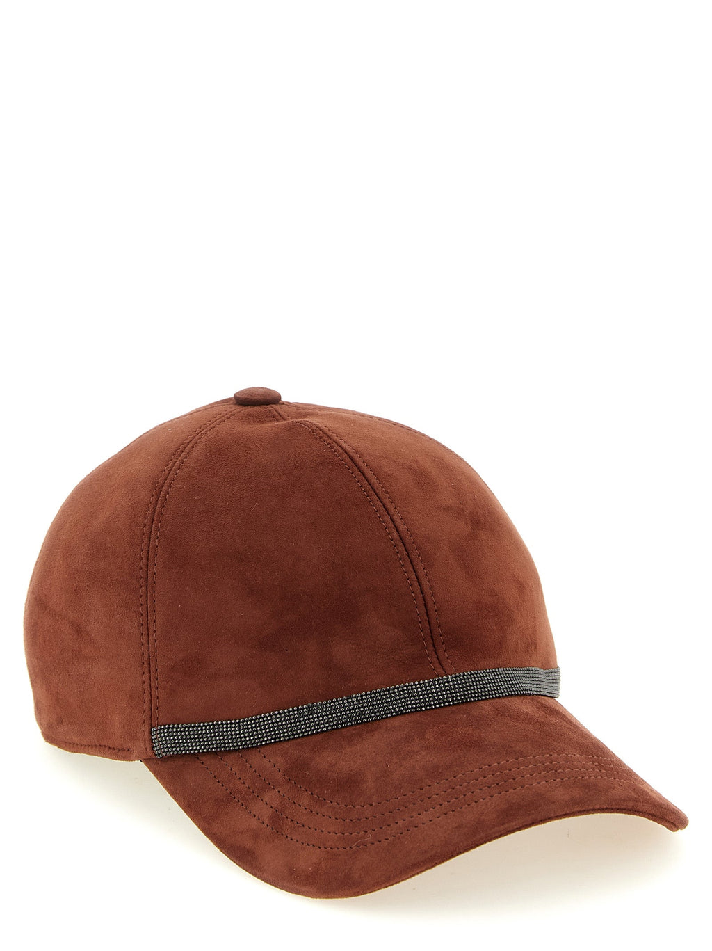 Brunello Cucinelli Multicolor Lamb Leather Cap (Baseball Hat)