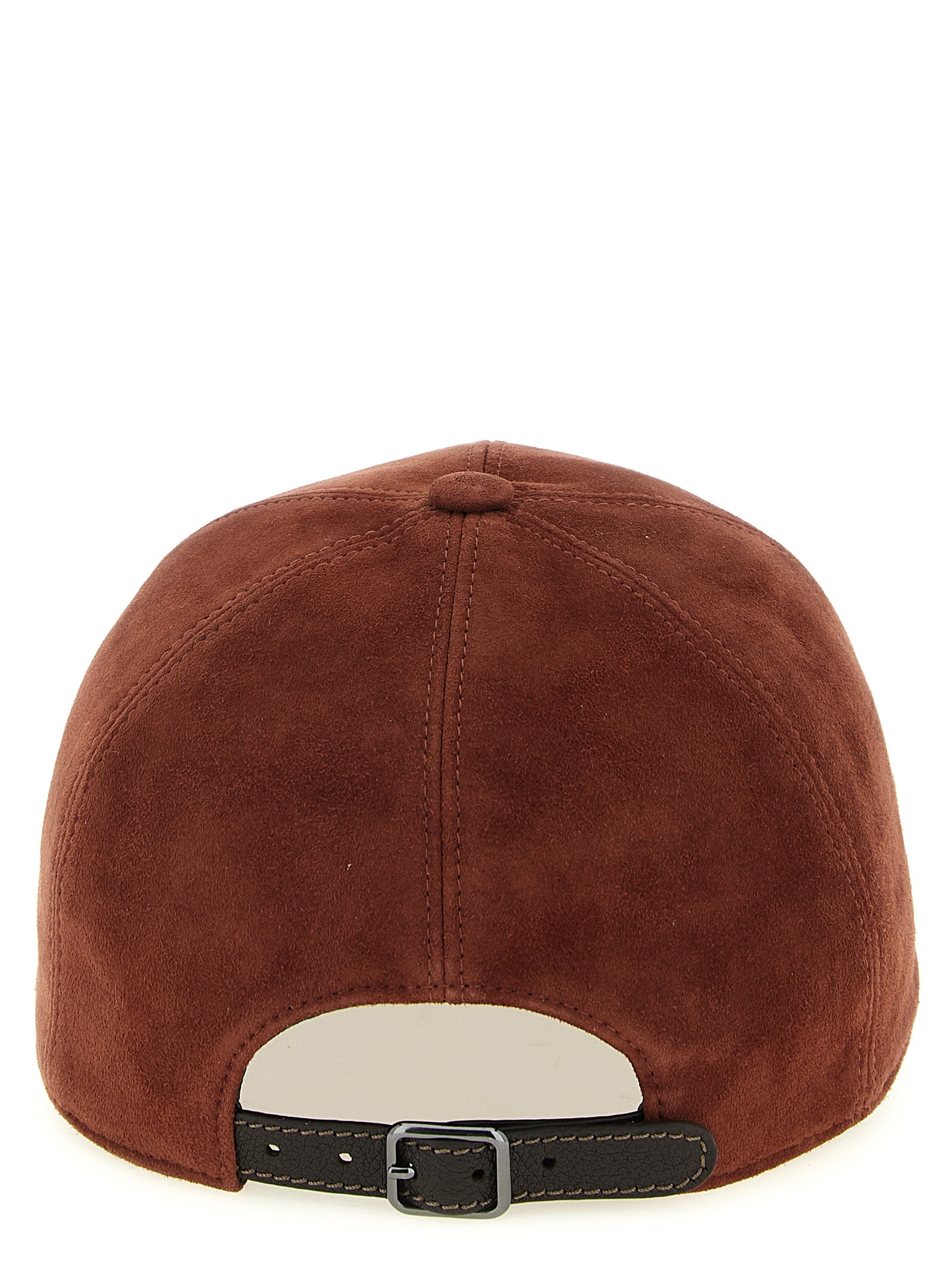 Brunello Cucinelli Multicolor Lamb Leather Cap (Baseball Hat)