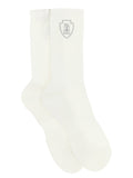 Brunello Cucinelli White Cotton Socks