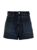 Kenzo Blue Cotton Bermuda Shorts