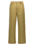 Burberry Beige Cotton Casual Pants