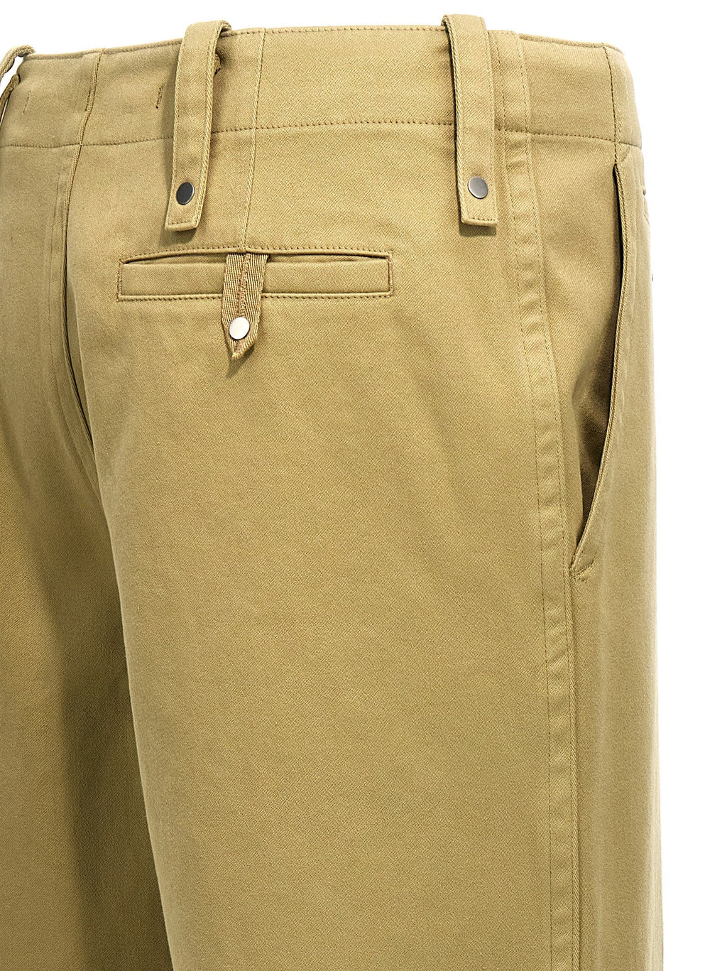 Burberry Beige Cotton Casual Pants