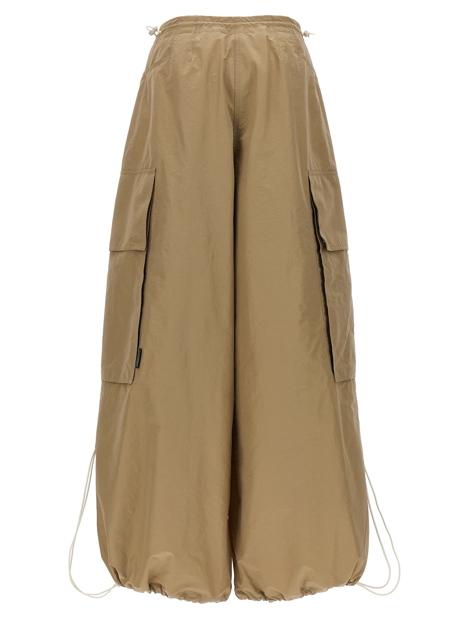 Palm Angels Beige Polyamide Casual Pants