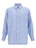 Kenzo Blue Cotton Blouse