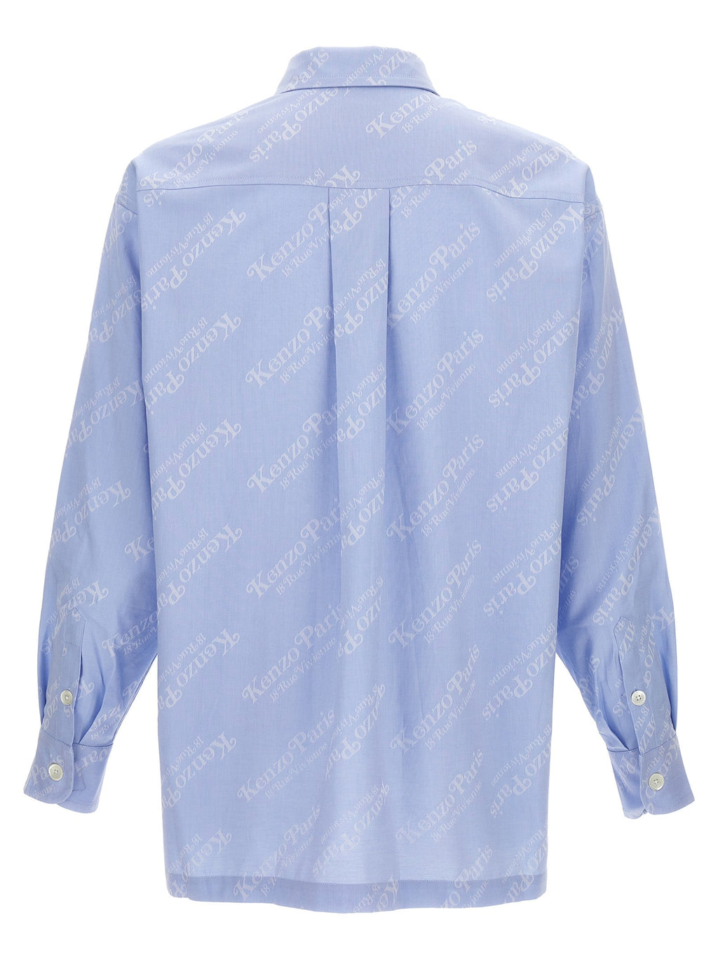 Kenzo Blue Cotton Blouse
