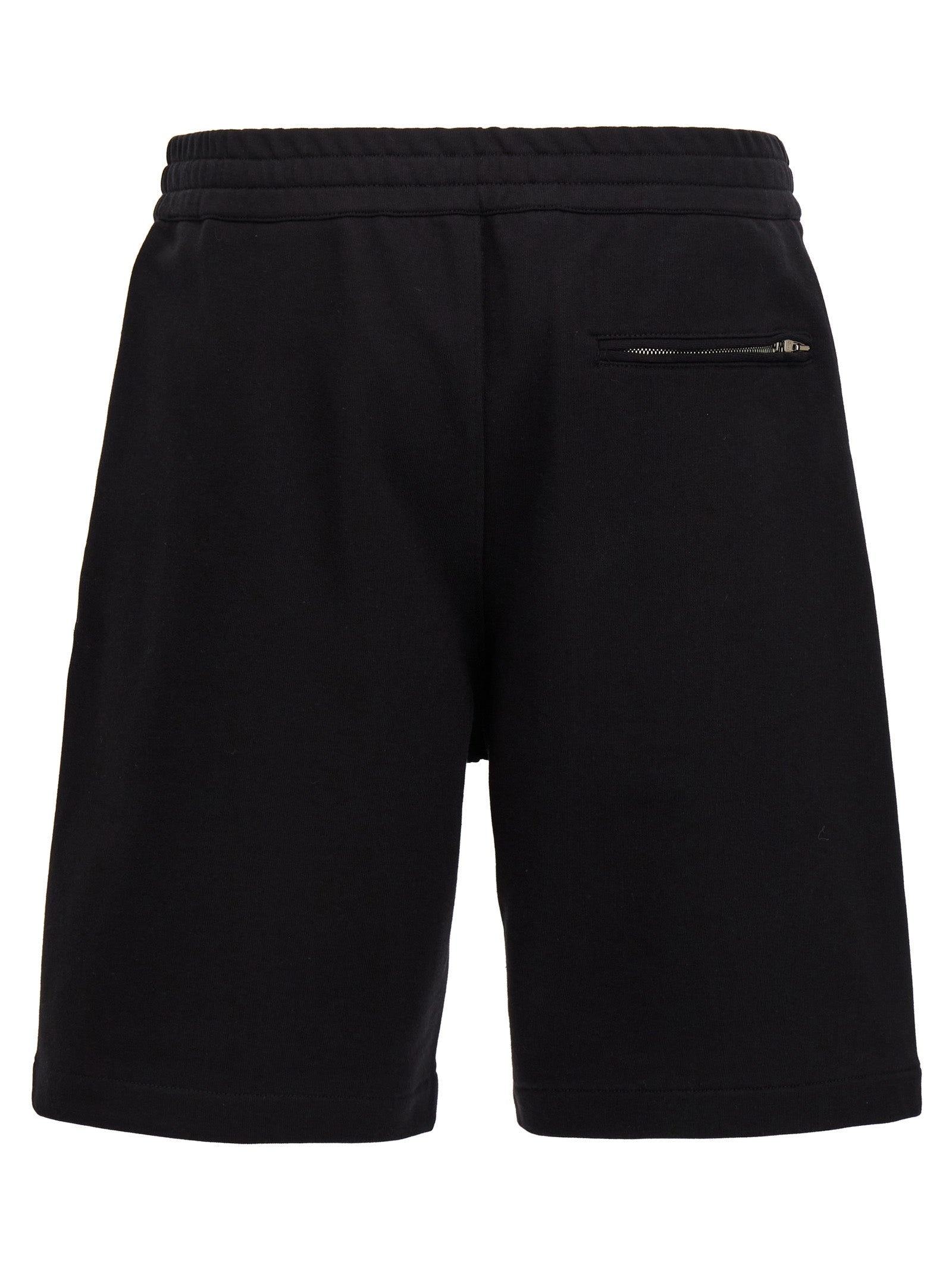 Alexander McQueen Black Cotton Bermuda Shorts