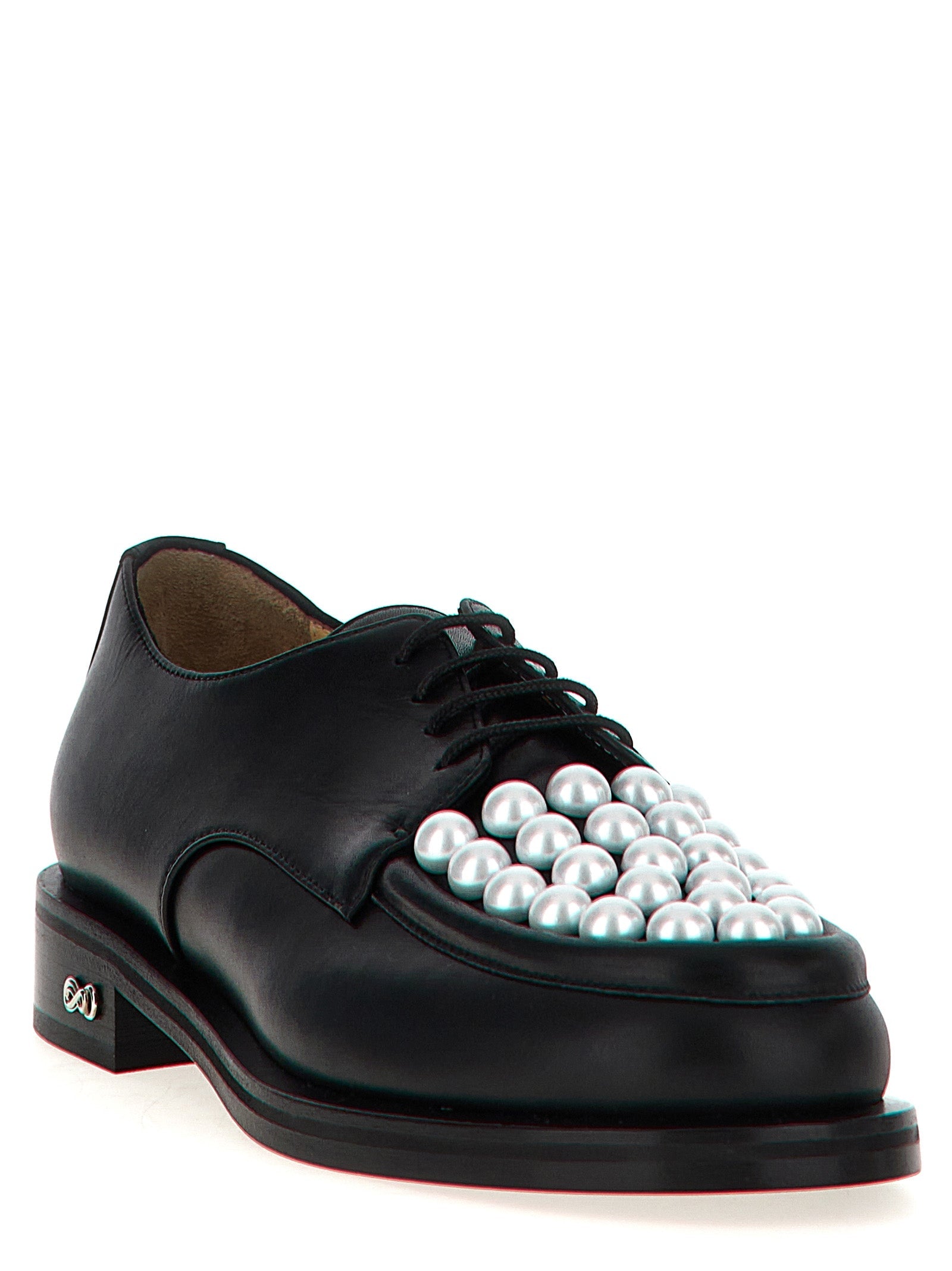 MACH & MACH Bicolor Calfskin Oxfords And Derbies