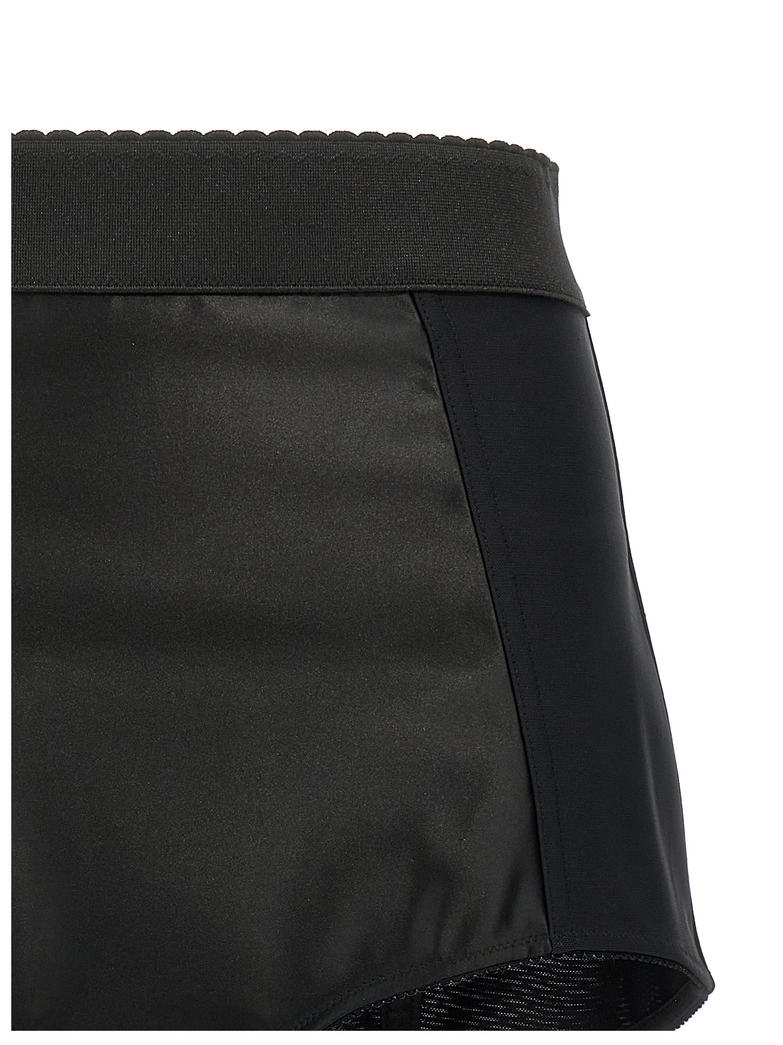 Dolce & Gabbana Black Polyamide Bermuda Shorts Dolce & Gabbana