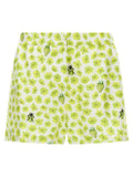 Versace Multicolor Silk Bermuda Shorts